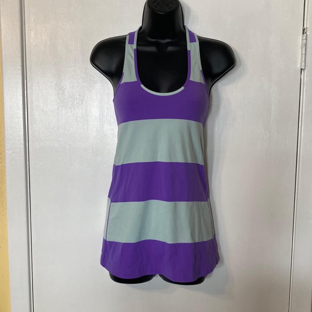 lululemon athletica color blocking tank top